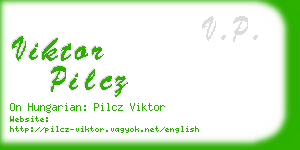 viktor pilcz business card